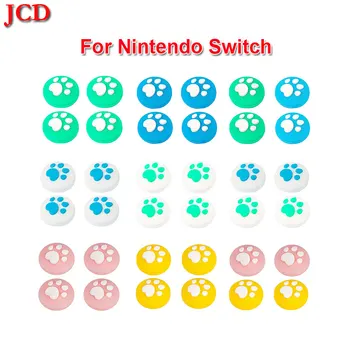 

JCD 4Pcs Silicone Caps for Nintendo Switch NS NX Joy-Con Cute Cat Paw Joystick Analog Stick Thumb Grips Cover for Switch Lite