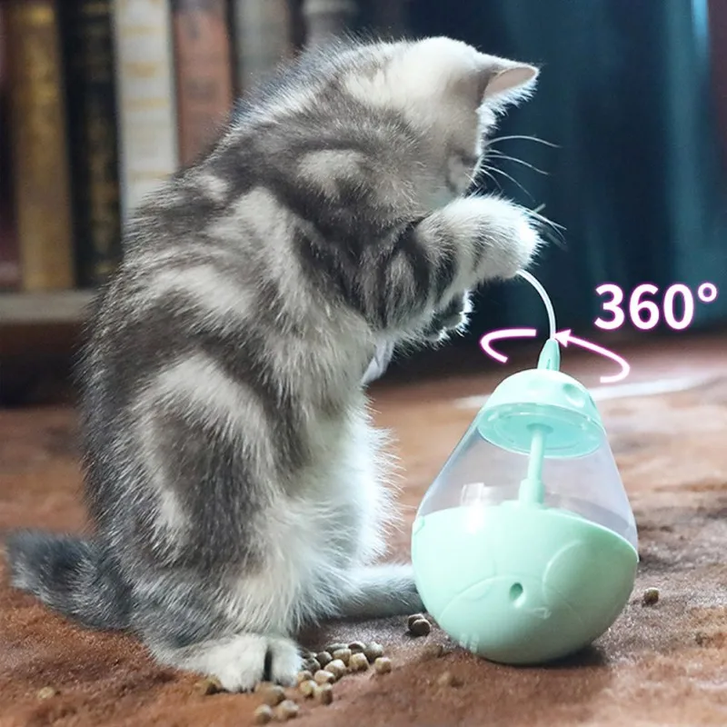 Прочные игрушки для домашних животных кошка Мими Любимое перо неваляшка котенок игрушки для кошек пластиковые игровые мячи принадлежности для снятия скуки и стресса