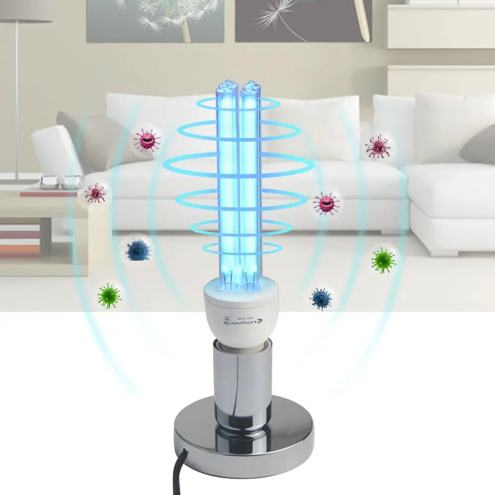 

Generator Quartz UVC LED Light Bulbs E27 110V 220V Kitchen Cabinet Germicidal Sterilization CFL Ozone Lamp Kill Mites Deodorizer