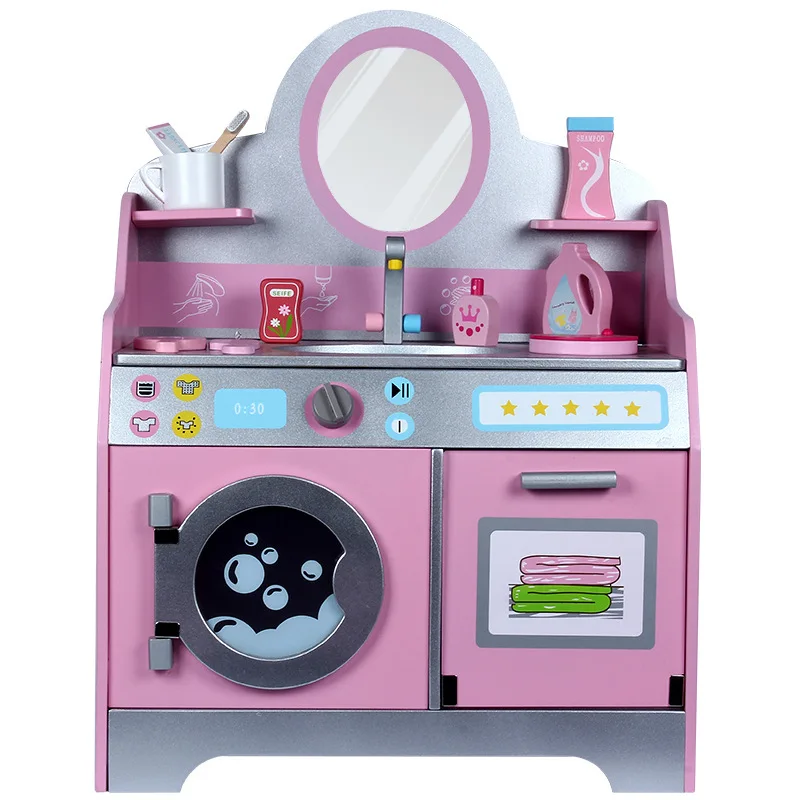  Washbasin GIRL'S And BOY'S Kitchen Cooking Set Children Baby Wooden Educational Model Play House To - 4000267483081