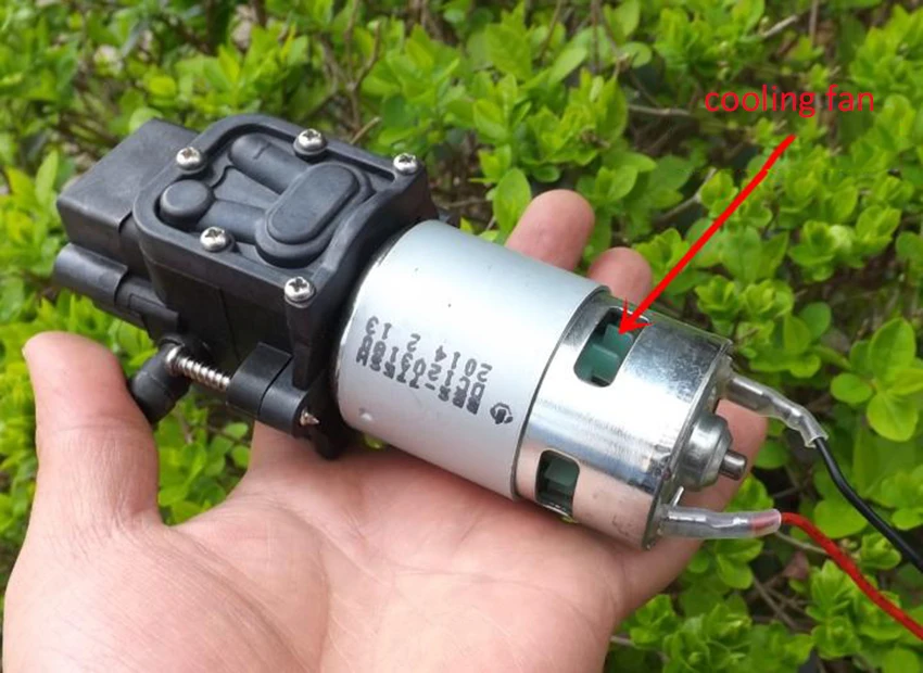 Мембранный насос DC 24 в 60 Вт двигатель постоянного тока 5л/мин 0.8Mpa бытовой самовсасывающий водяной насос высокого давления Усилитель циркуляционный насос