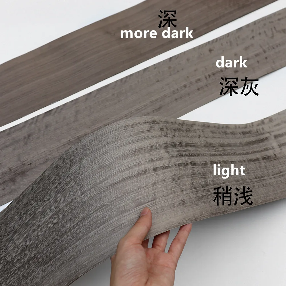 Natural Genuine Gray Figured Primula Wood Veneer for Furniture Qtd Fig 0.25mm Dark | Мебель