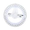 Plastic 360 Degree Protractor Ruler Angle Finder Swing Arm School Office 1