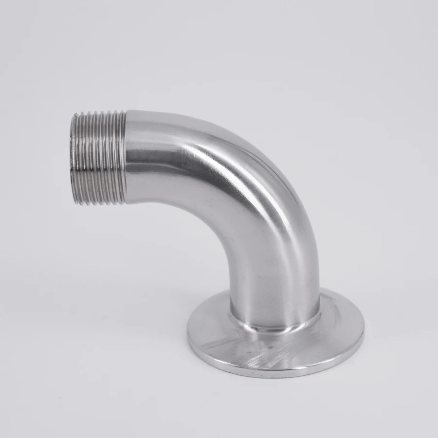 1/2 &quot3/4&quot 1 &quot1-1/4&quot 2 &quotBSPT Male x 5&quot &quot2 три зажима 90 градусов колено SUS304 санитарный