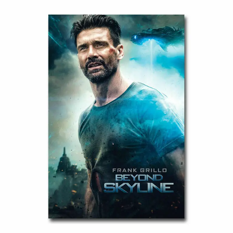 Лидер продаж фильм Beyond Skyline 4 наклейки на стену Шелковый плакат художественный