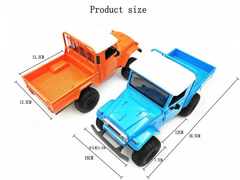 TPFOCUS MN модель MN45 комплект 1/12 2,4G 4WD RC автомобиль без ESC батареи передатчик приемник RC игрушки автомобили для детей