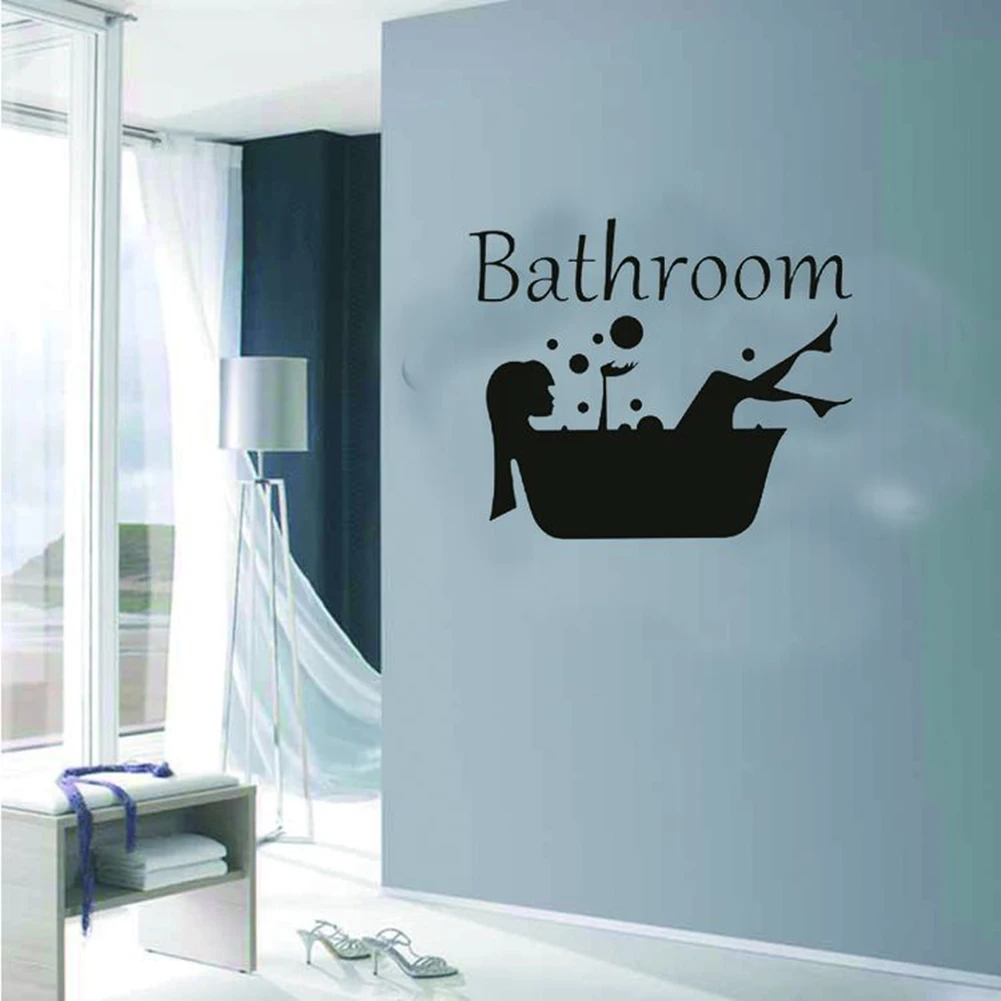 Lady Bathtub Wall Sticker Home Bathroom Door Removable Decal Art Mural Decor Rooms Wall Art Home Decoration Lady Bathtub Wall Sticker Home Bathroom Door Removable Decal Art Mural Decor Rooms Wall Art Home Decoration