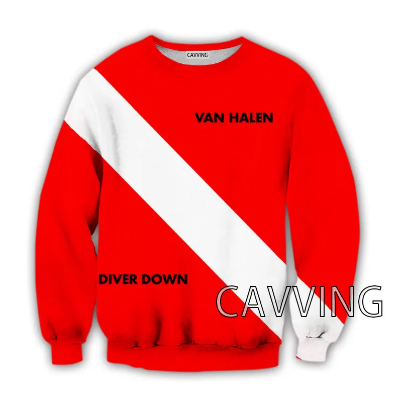 

CAVVING 3D Printed Van Halen Band Crewneck Sweatshirts Harajuku Styles Tops Long Sleeve Sweatshirts for Men/women