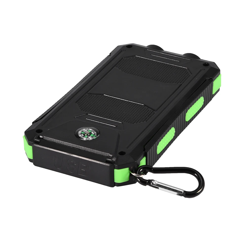 Waterproof Solar Power Bank Case Kit Outdoor Fast Charge Solar Mobile