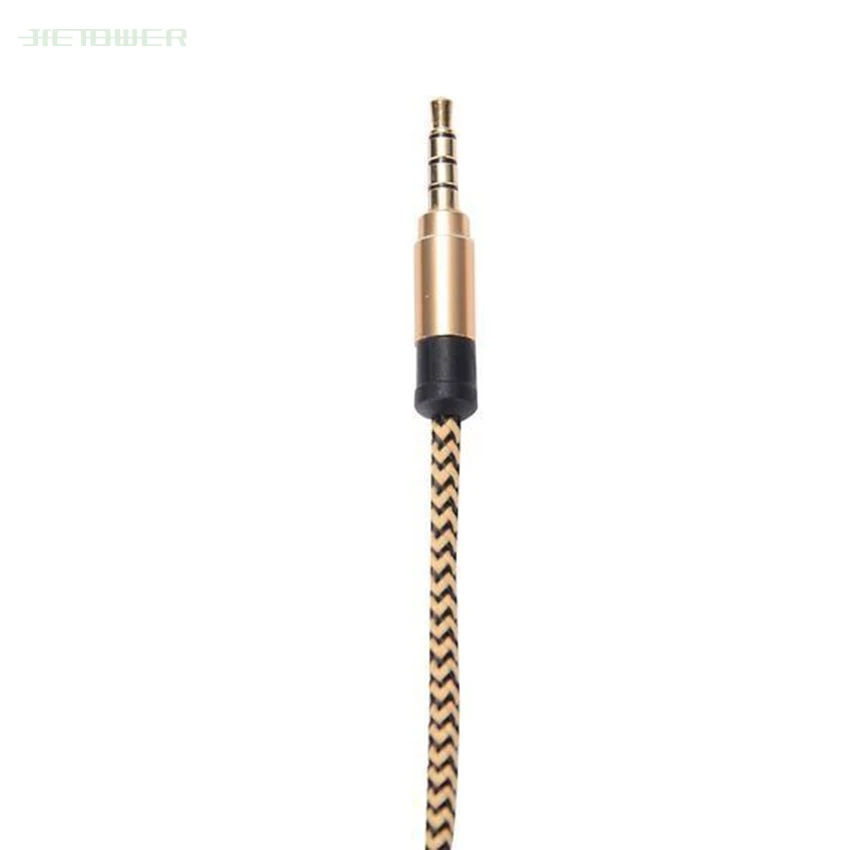 Jack 3 5mm Audio Cable Nylon Braid 3 5mm Car AUX Cable 1 5M Headphone Extension Code for Phone MP3 Car Headset Speaker