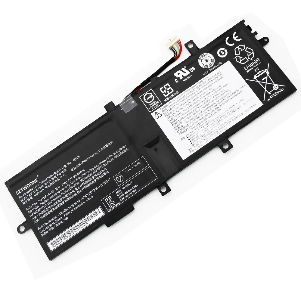 SZTWDONE 00HW004 Новый аккумулятор для ноутбука Lenovo ThinkPad Helix 2 Tablet 00HW005 00HW010 00HW011 SB10F46442