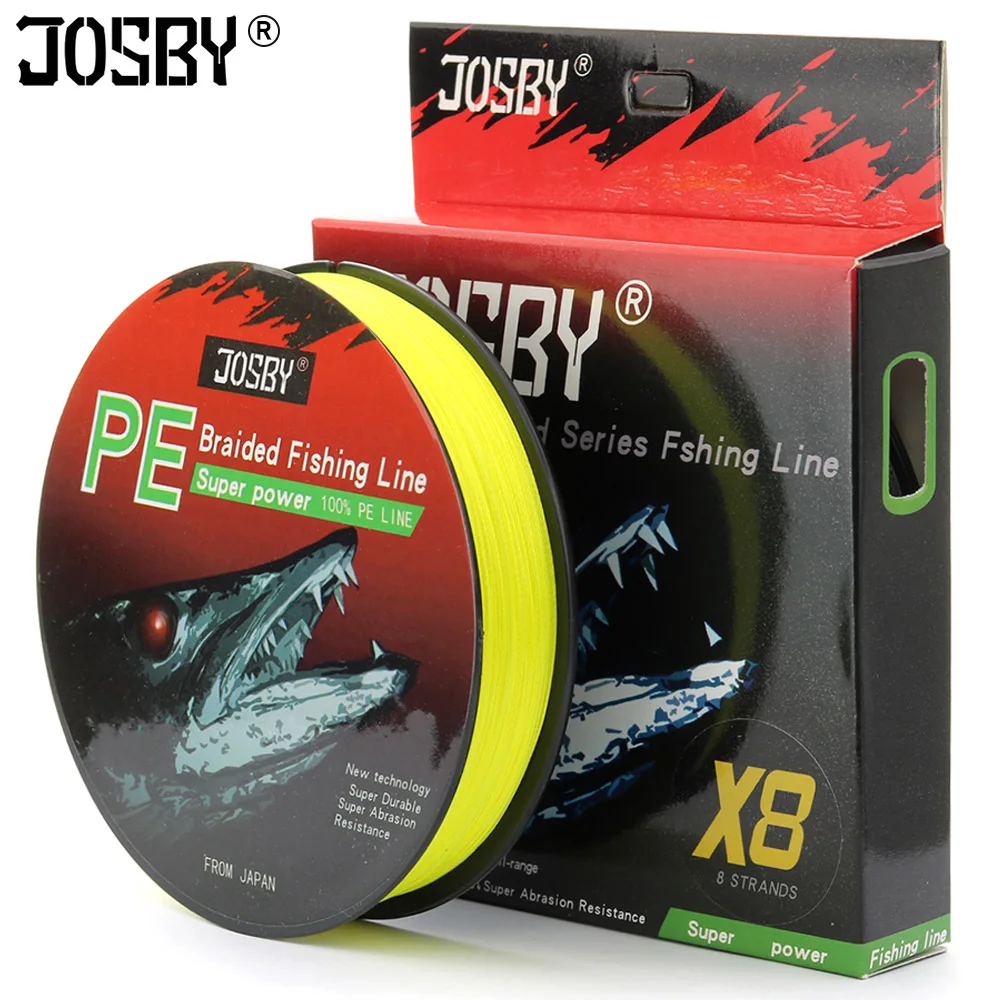 JOSBY Pesca 8 нитей Карп плетеная леска Peche Pe аксессуары все для муха шнур мононити 100 м 200 м 300 м 500 м