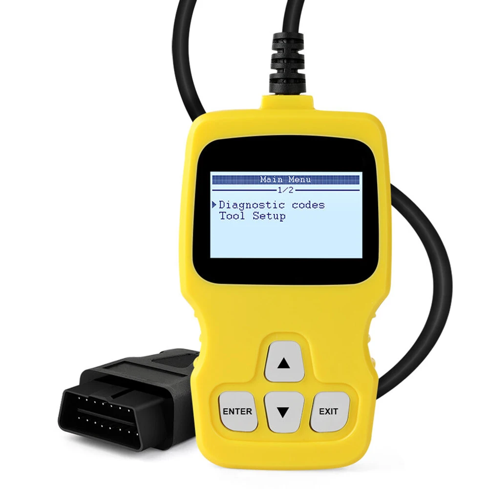 OM500 OBD2 автомобильный сканер проверка двигателя диагностический инструмент ремонт замена кода читатель Авто ЖК-экран анализатор тест неисправности