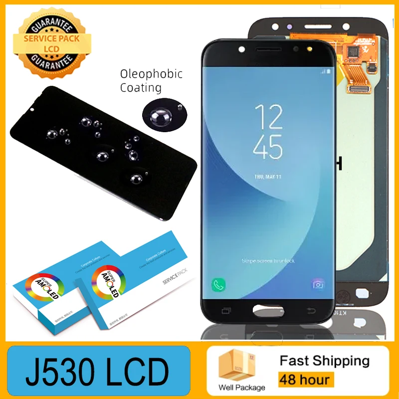 Дисплей с рамкой для Samsung Galaxy J5 100% J530 J530F 5 2 протестированный дисплей 2017 дюйма