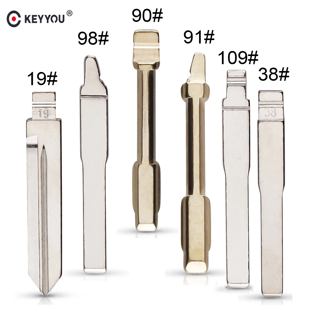 

KEYYOU 20X HU101 FO21 FO38 Car Remote KD Key Blade For Ford Fusion Focus Mondeo Fiesta Galaxy Flip Blank #19 38 90 91 98 NO.109