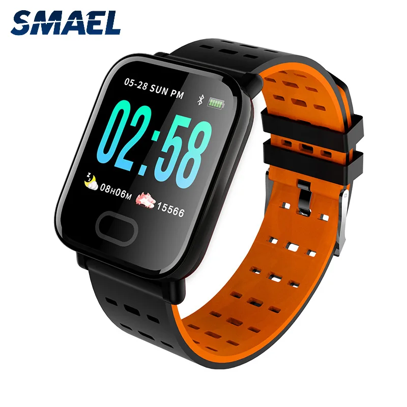 

SMAEL PJ22 bluetooth smart watch male sports Step motion meter heart rate health monitor android IOS multifunctional waterproof