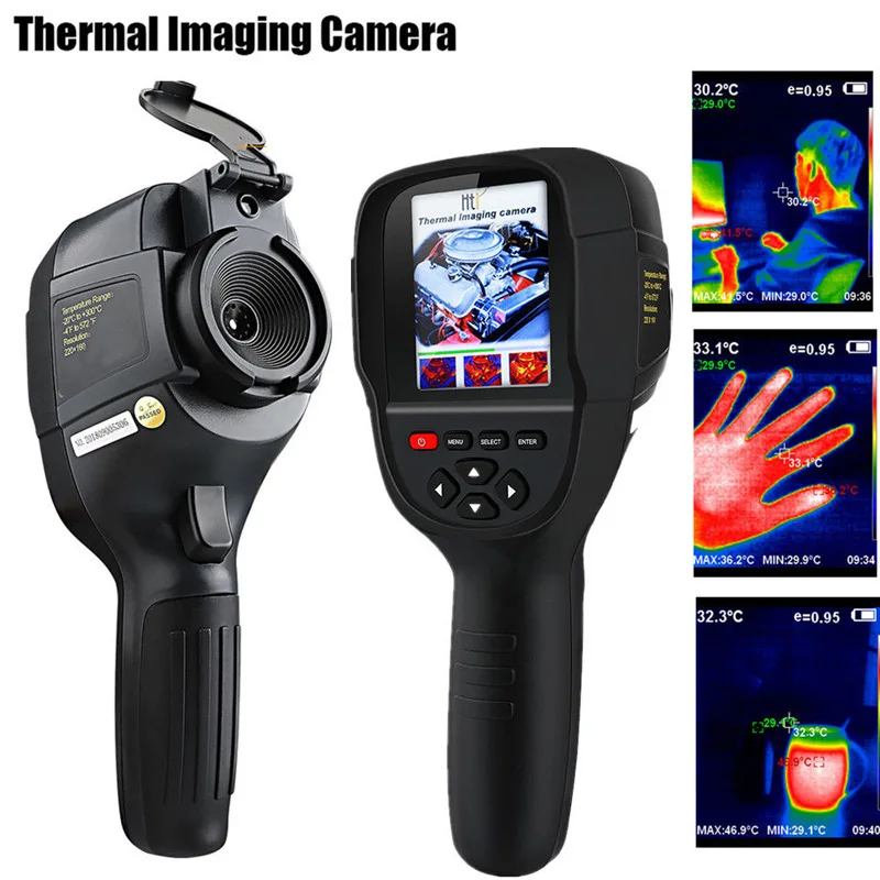 

Handheld thermal camera thermal imager IR infrared thermometer temperature thermal imaging tool HT-18 LG66