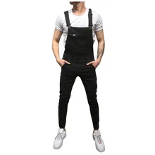 Комбинезон для мужчин на пуговицах с карманами, джинсовый комбинезон, мешковатые штаны, Мужская Уличная одежда, комбинезон на подтяжках, Pantalon брюки-карго для мужчин