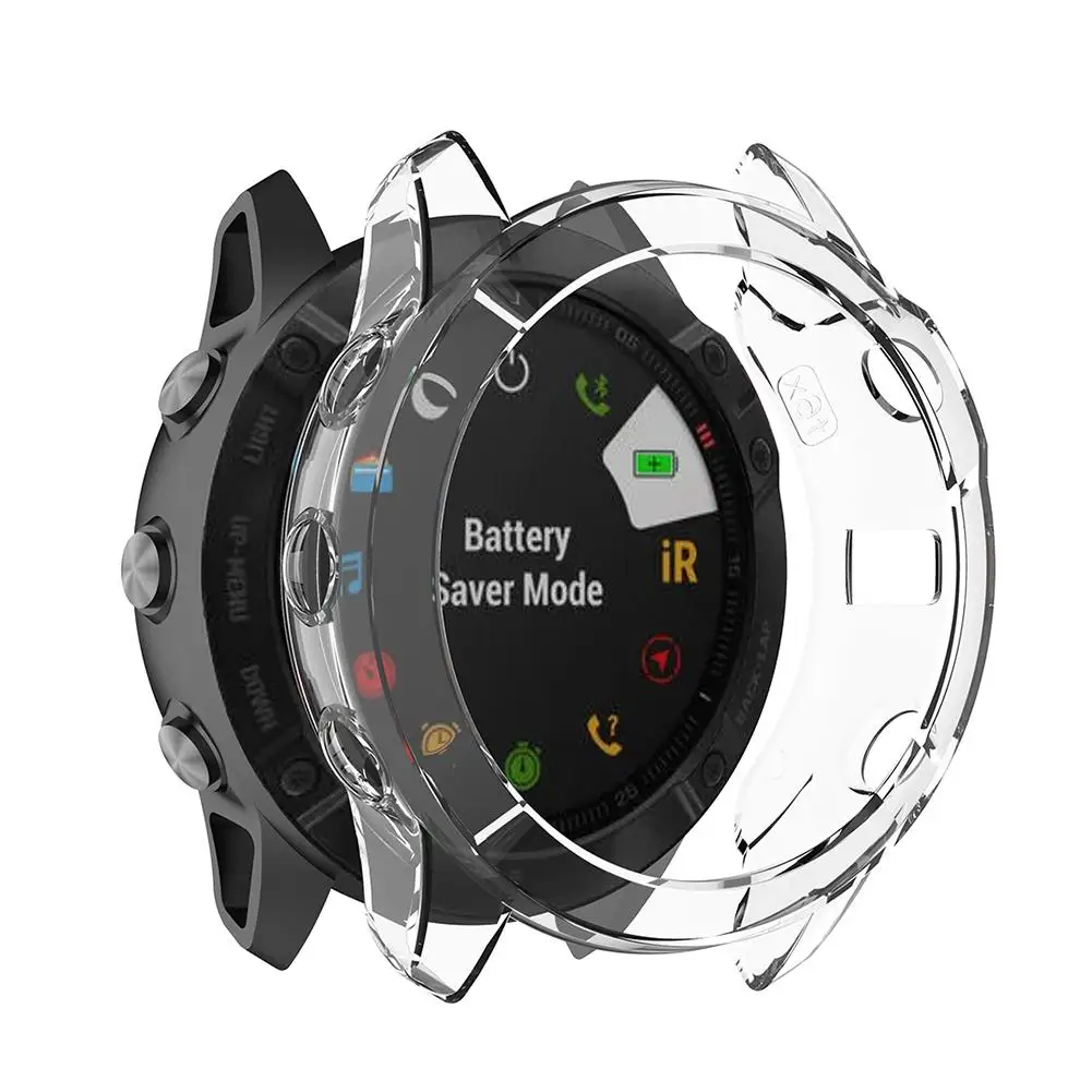 Ультратонкий Мягкий ТПУ защитный чехол для Garmin Fenix 6X Fenix6X защитный чехол умных часов Силиконовый чехол s