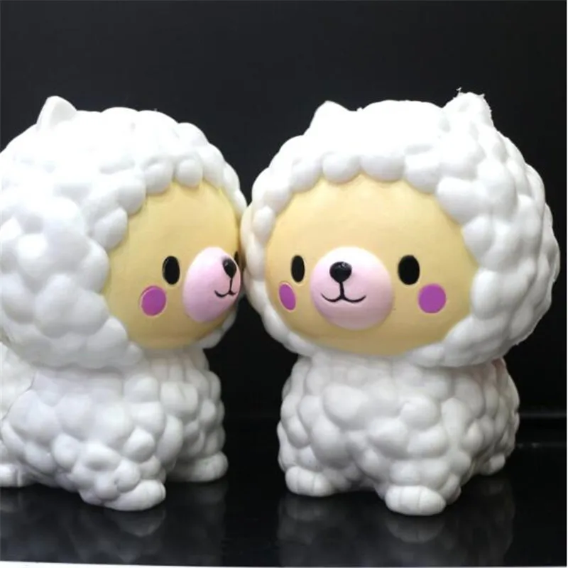 Jumbo Cute Sheep Squishy Simulation Soft Slow Rising Squeeze Toy Cream Scented Stress Relief Funning Toys Gift for Children