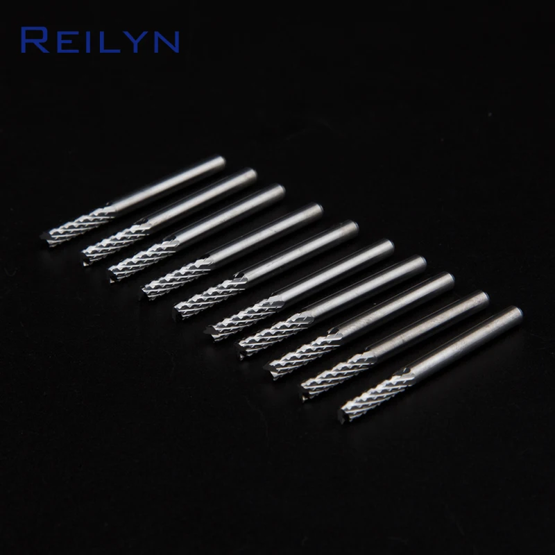 

New Machine Milling Cutter 3.0mm Size Tungsten Cobalt Alloy Thread Milling Cutter Woodworking Carving High Quality Drill