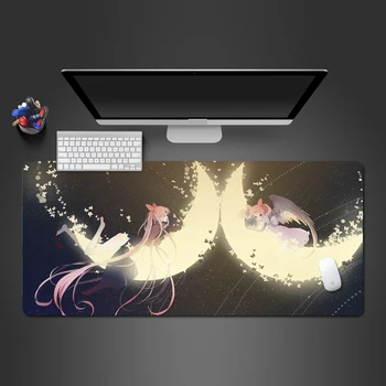 

Lovely Girl Animation Mouse Pad High Quality Washable Wear-resistant Computer Game Printing Pad Game Accessories Keyboard Pads