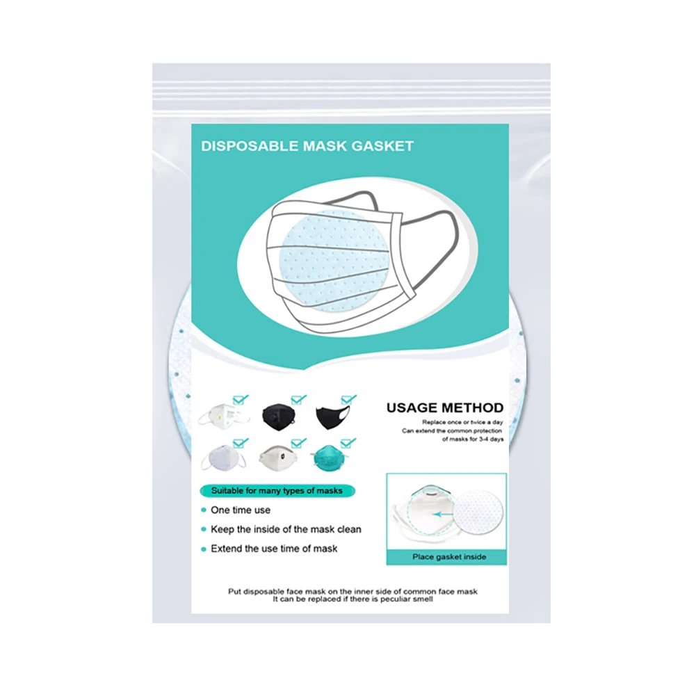 

2/5/10 Pcs 3 Layers Breather Valve Mask Replacement Filter Air Purifying Mask Replacement Filters Non-Woven Fabric Nnew F28