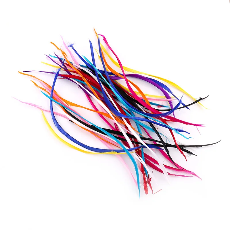 Шляпа ремесла 10 штук натурального окрашенное гусиное перо 30-35 см свадебное