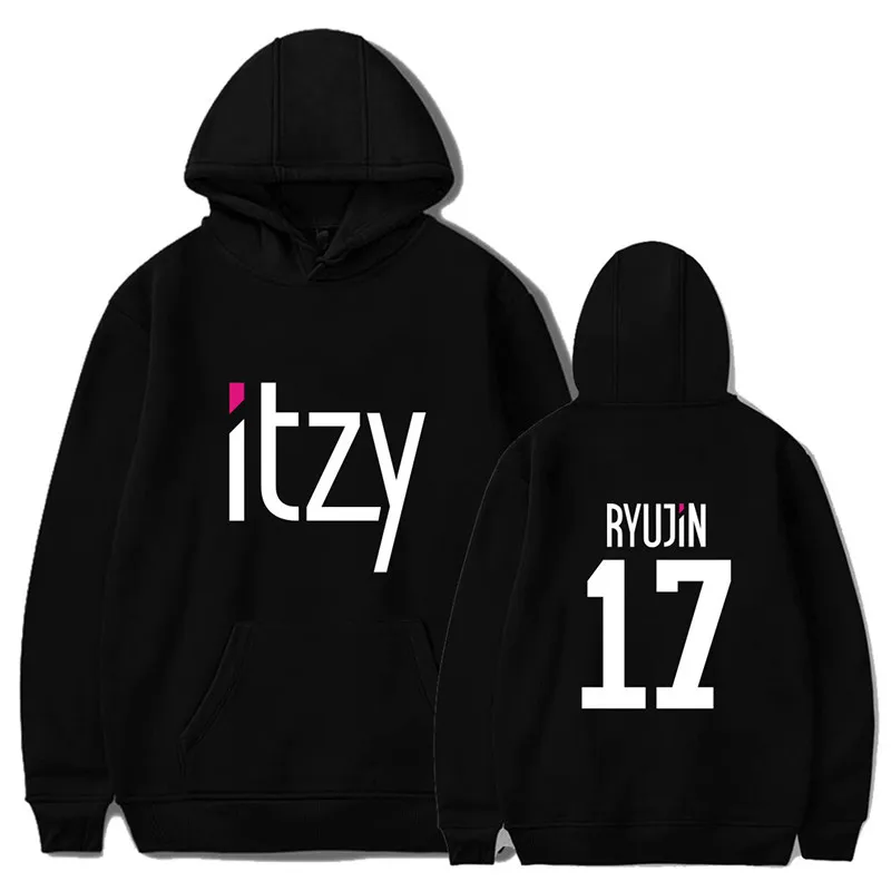 PG072 ITZY LIA YEJI YUNA RYUIN CHAERYEONG толстовки KPOP пуловеры с капюшоном