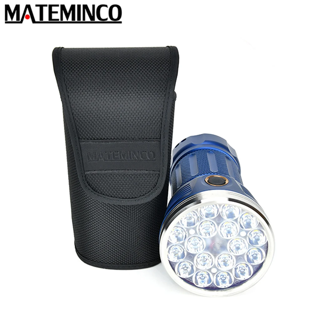 Тактический фонарик MATEMINCO MT18S 18 * SST20 светодиодов макс. 15000 люмен луч 616 метра