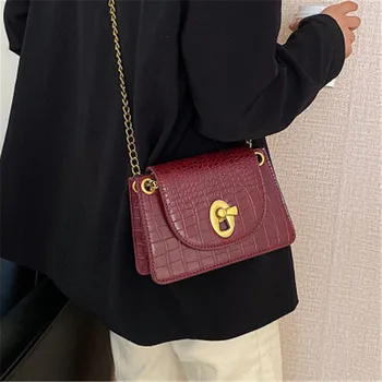 

Stone Pattern PU Leather Crossbody Bags For Women 2020 Fashion Shoulder Messenger Bag Female Luxury Small Purses and Handbags