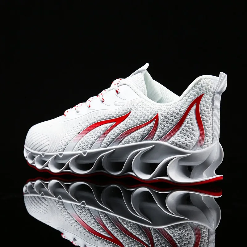 Skup OdoRola duże rozmiary dla mężczyzn modne trampki sportowe na co dzień buty do biegania lekkie ulicy buty do chodzenia Mesh trampki rozrywka buty