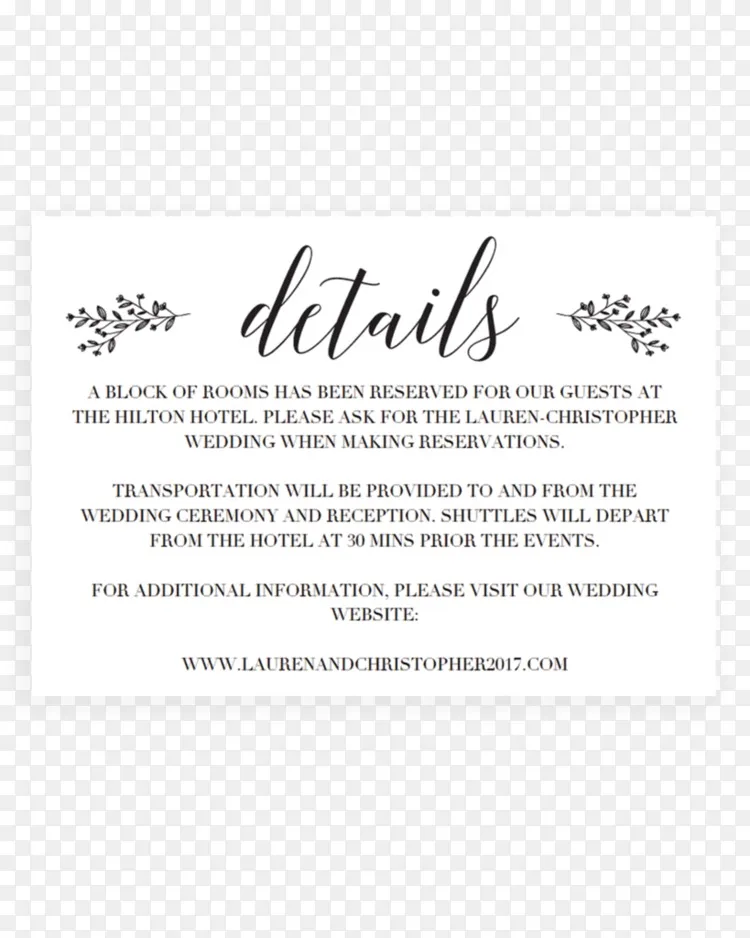 婚礼邀请函12月23日鲜花字体 卡片模板png图片素材免费下载 图片编号4693178 Png素材网