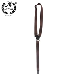 Adjustable Ukulele Neck Strap with Buckle - Nylon Shoulder Belt (Brown)
