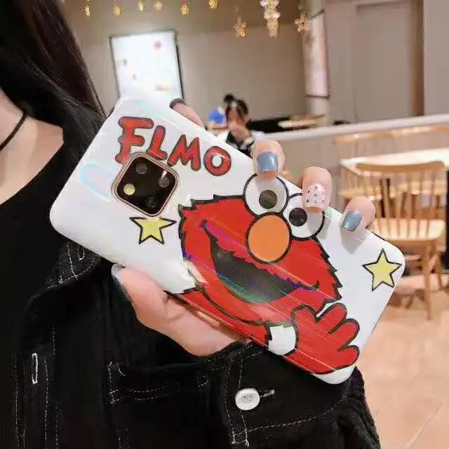 3 Чехол Sam S9 plus с изображением печенья, милый чехол с изображением улицы Сезам для samsung Galaxy S10 lite S8 S8plus Note 8 note9, чехол с мультипликационным принтом+ ремешок - Цвет: 3