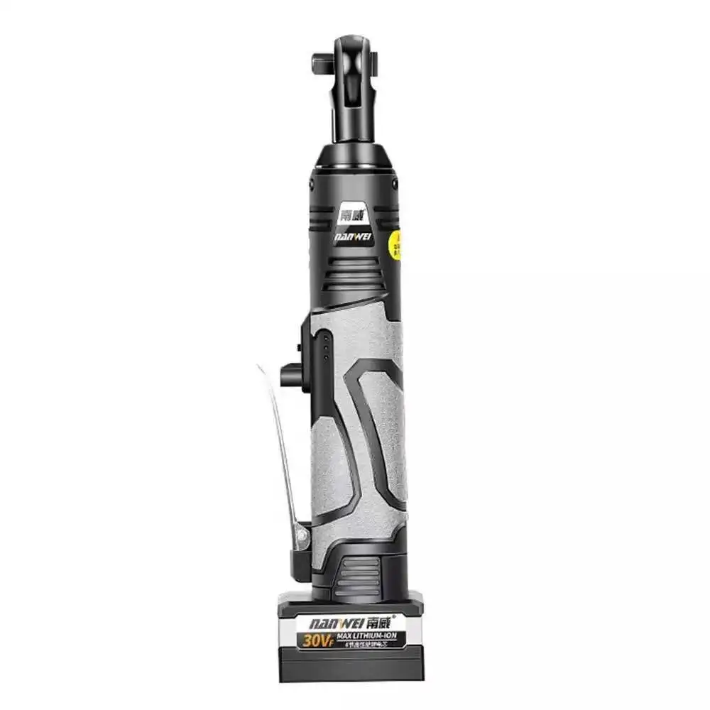 

21V lithium cordless ratchet wrench with led light and led power indicator