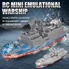 2.4G Remote control ship aircraft carrier military exquisite model speedboat children's water toy rc boats boat rc boat 1