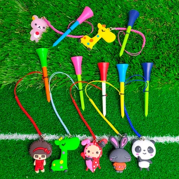 Cartoon Rubber Golf Tees 1