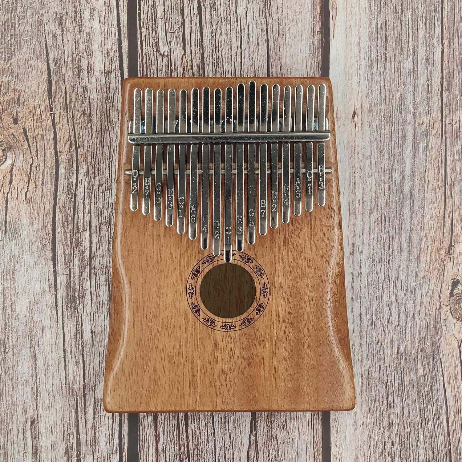 Bat Pattern Alta Qualidade Chave 17 калимба Mbira Calimba Africano Mogno Macico Instrumento Thumb Piano De Polegar Dedo Saco Presente Novo - Цвет: Bat Pattern
