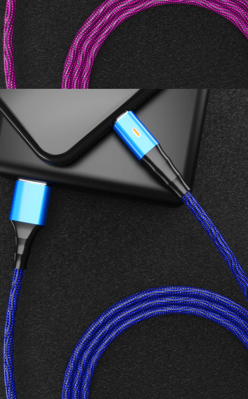 Кабель Micro USB для быстрой зарядки, нейлоновый кабель для зарядки и синхронизации данных для мобильных телефонов, Android, кабель для зарядки samsung iPhone, кабель lightning