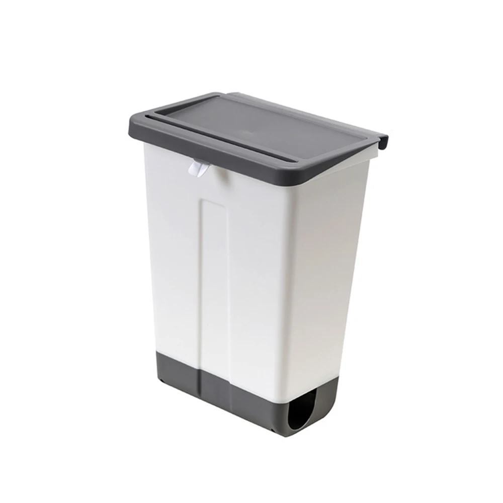 Пластиковый настенный мусорный бак, кухонный мусорный бак, мусорное ведро, мусорное ведро, держатель для мусорного мешка, мусорное ведро для ванной комнаты - Цвет: 25.5x16.5x35.5cm