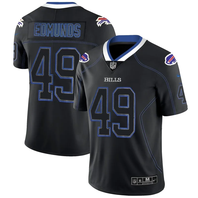 Сшитые мужчины Buffalo Josh Allen Tremaine Edmunds Tre'Davious White LeSean McCoy Vapor Untouchable Limited игрок Джерси - Цвет: AS PICTURE