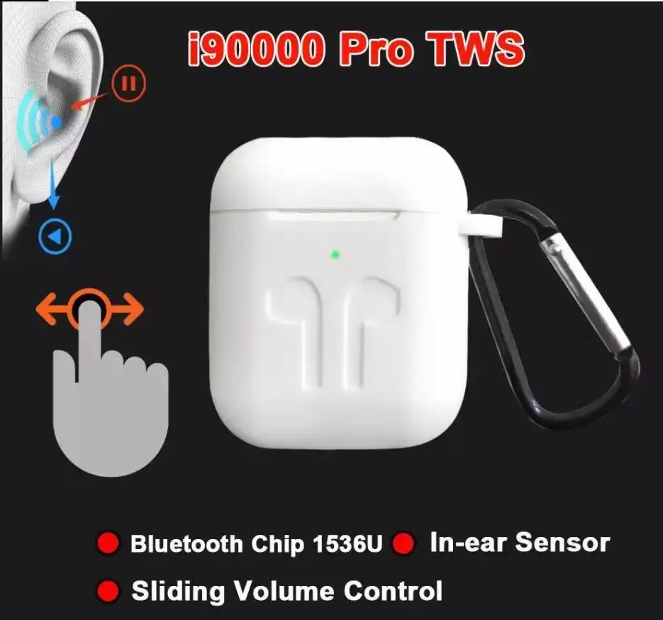 I200 Air2 беспроводные bluetooth наушники с функцией шумоподавления, настоящая батарея, гарнитура с микрофоном, с gps, с беспроводной зарядкой