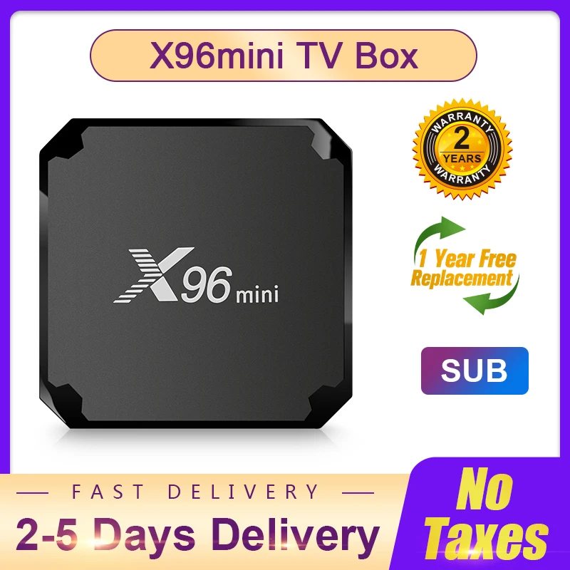 

Android 9.0 SUB X96mini TV Box S905W 1+8G 2+16G Amlogic S905W 2.4G wifi X96 Mini FHD SUB Media Player Smart TV box No App