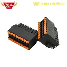 Conector pcb plugue conector, plugue plugue in temporal fêmea contato 3.5mm 15edgknh dfdfmc 1,5/4 stf 3, 5 1790315 fêmea
