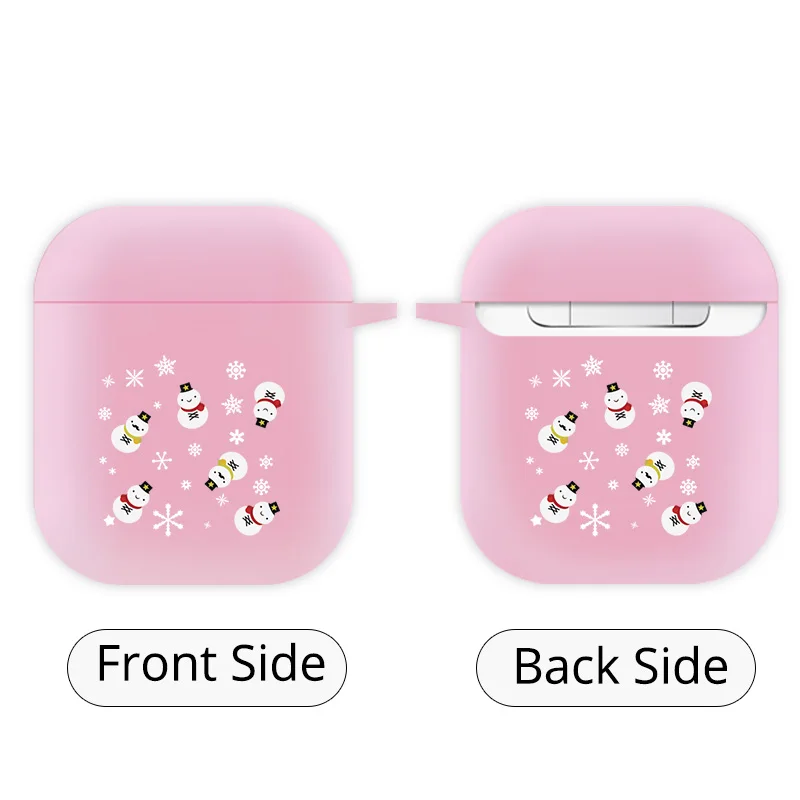 EJTPIN011 Сумки для Air Pods Рождественская тема мультяшный чехол для Apple Airpods беспроводной Bluetooth наушники защитный чехол для Air pods 1 2 - Цвет: EJTPIN011