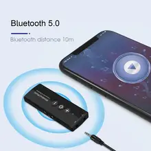 Беспроводной Bluetooth 5,0 аудио передатчик приемник 3-в-1 аудио Беспроводной адаптер для дома ТВ наушников
