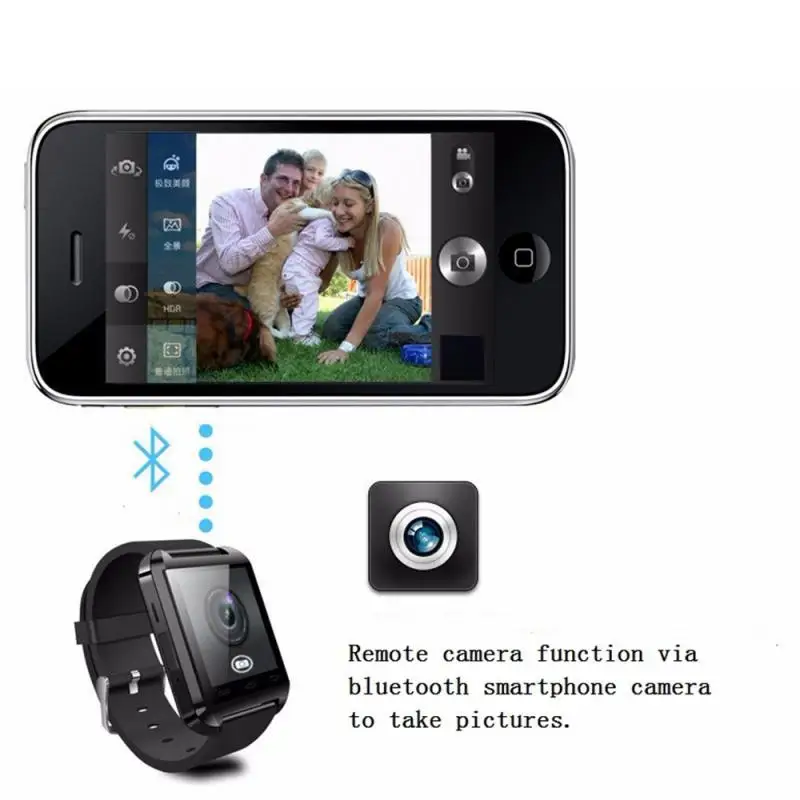 2020 New Stylish U8 Bluetooth Smart Watch For IPhone IOS Android Watches Wear Clock Wearable Device Smartwatch PK Easy To Wear
