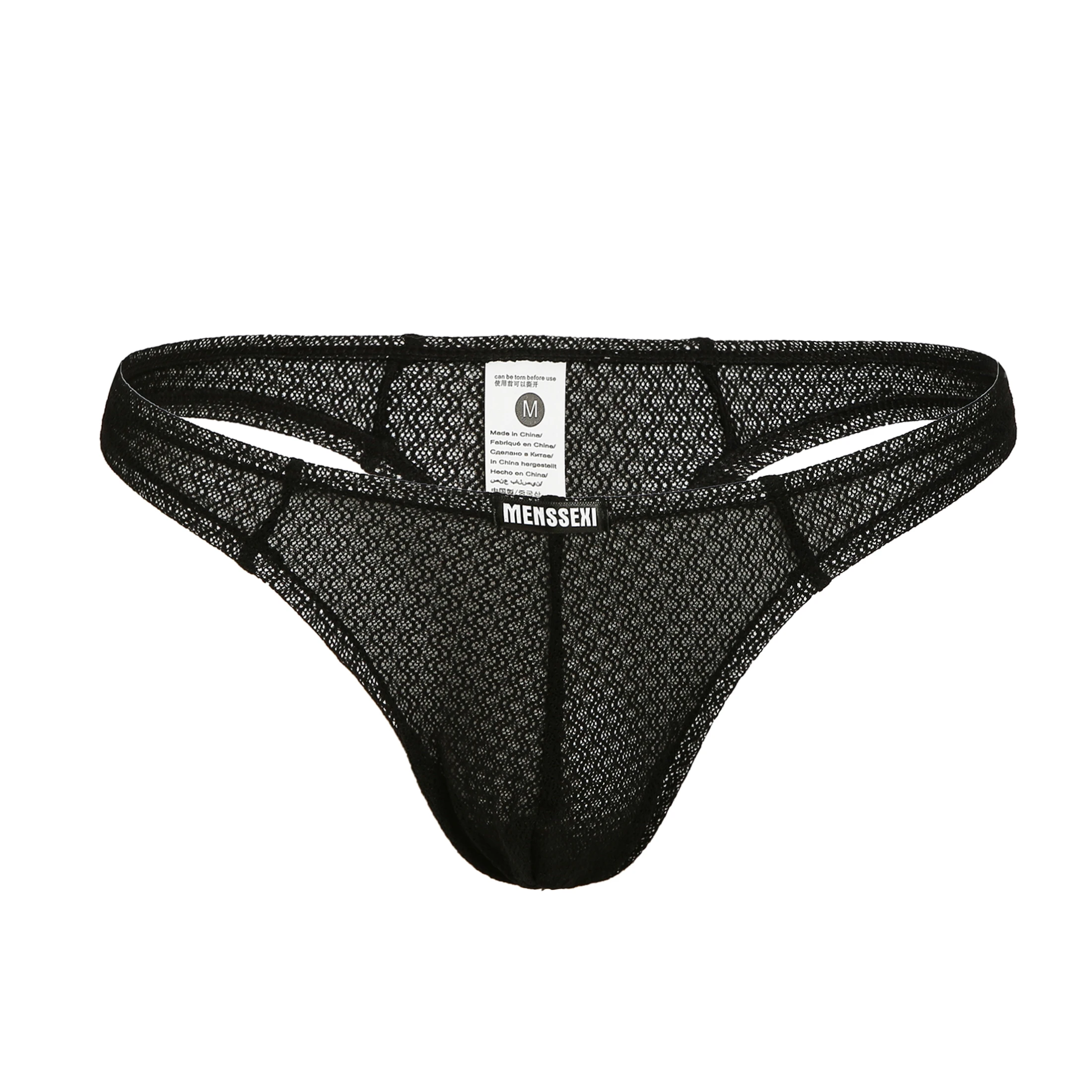 string homme transparent