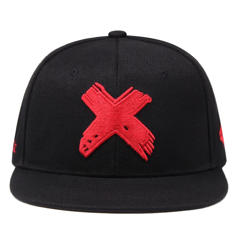 Новинка, высокое качество, модная Классическая Кепка унисекс, хлопковая кепка, 3D X вышивка, Мужская бейсболка с плоским козырьком, модная кепка в стиле хип-хоп
